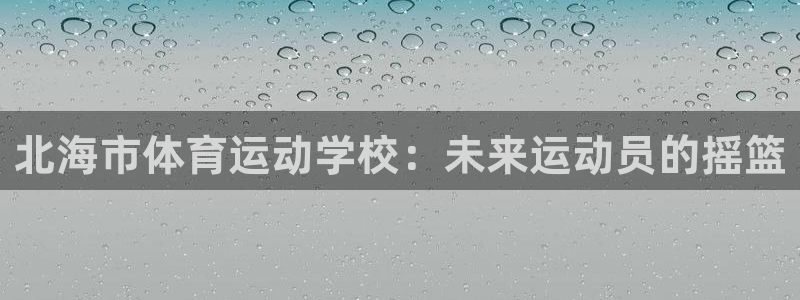 oety欧亿体育官网下载平台注册流程视频：北海市体育