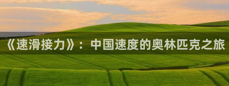 海南oety欧亿体育官网下载发展怎么样：《速滑接力》：中国速